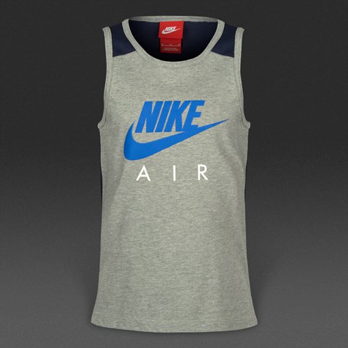 Nike Jersey Tank Top Dark Grey Heather for Boys